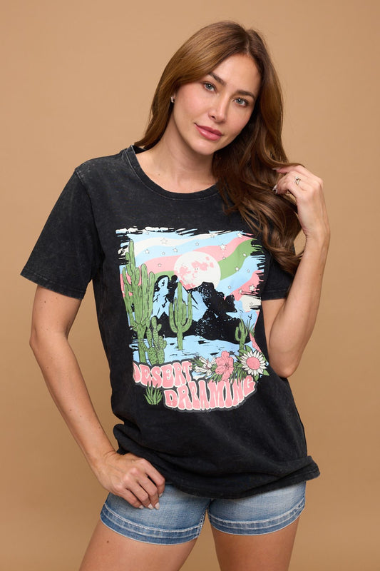 WESTERN CLUB COWBOY DESERT DREAM DESIGN T-SHIRT RB-04