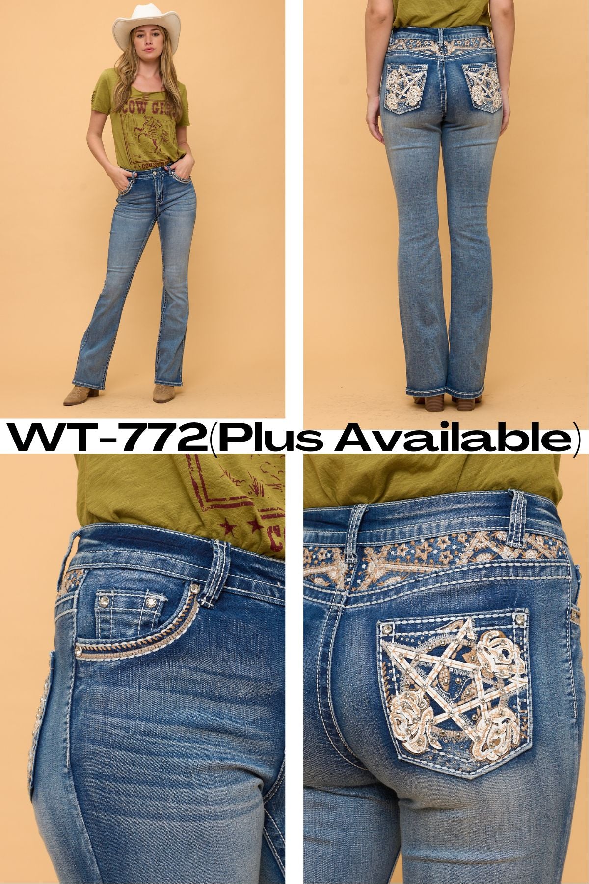 Lone Star Bootcut WT-772 Size 1-21